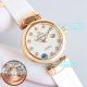 Swiss Replica Omega 34mm De Ville Ladymatic Yellow Gold Case Black Face Watch (5)_th.jpg